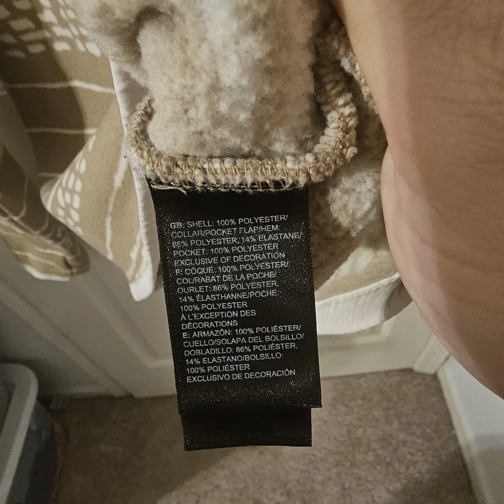 The North Face Mens Gordon Geometric Print 1/4 Zip Fleece Sweatshirt Size M - Picture 5 of 7